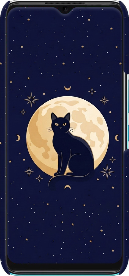 3D пластиковый матовый чехол Cute Cat Celestial/Witchy для Infinix Hot 11 - 6787m-2762 изображение 