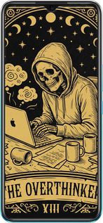 Силиконовый чехол The Overthinker для Infinix Hot 11 - 6774u-2762 изображение 