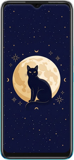 Силиконовый чехол Cute Cat Celestial/Witchy для Infinix Hot 11 - 6787u-2762 изображение 