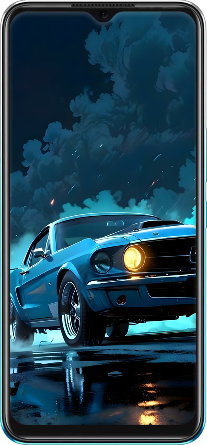 Силиконовый чехол Форд мустанг для Infinix Hot 11 - 6374u-2762 изображение 