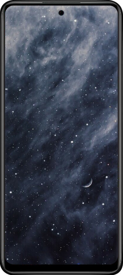 Силиконовый чехол Голубые облака, Голубая луна для Infinix Hot 11S - 6398u-2757 изображение 
