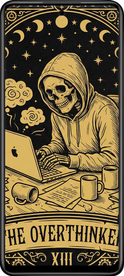 Силиконовый чехол The Overthinker для Infinix Hot 11S - 6774u-2757 изображение 