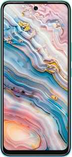 TPU чехол Мрамор красивый для Infinix Hot 12 Play - 6376b-2759 изображение 