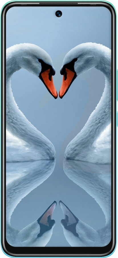 TPU чехол Лебеди для Infinix Hot 12 Play - 6007b-2759 изображение 