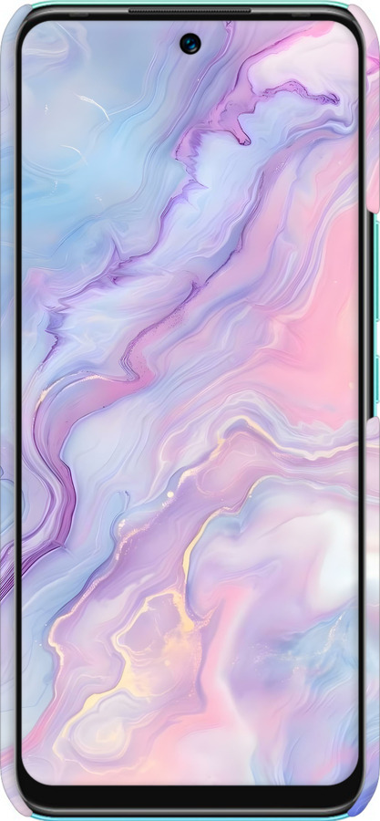 3D пластиковий матовий чехол Нежный мрамор для Infinix Hot 12 Play - 6310m-2759 изображение 