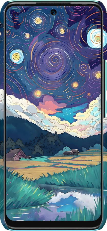 3D пластиковий матовий чехол Креативний арт для Infinix Hot 12 Play - 6322m-2759 изображение 