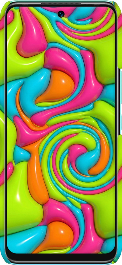 3D пластиковый матовый чехол Y2K Jelly Dream для Infinix Hot 12 Play - 6780m-2759 изображение 