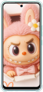 Силикон с усиленными углами чехол Лабубу 2 для Infinix Hot 12 Play - 6710sp-2759 изображение 
