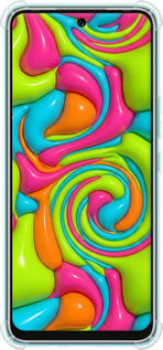 Силикон с усиленными углами чехол Y2K Jelly Dream для Infinix Hot 12 Play - 6780sp-2759 изображение 