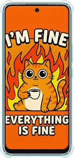 Силіконовий протиударний с посиленими кутами чехол Funny Cat для Infinix Hot 12 Play - 6786sp-2759 изображение 