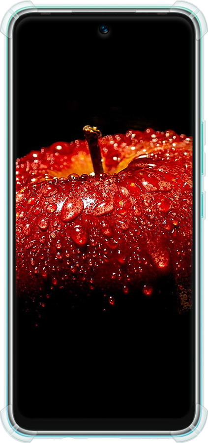 Силикон с усиленными углами чехол Яблоко для Infinix Hot 12 Play - 6022sp-2759 изображение 