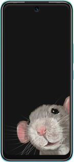 Силіконовий чехол The Peeking Rat для Infinix Hot 12 Play - 6442u-2759 изображение 