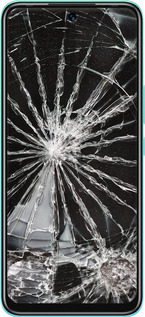 Силиконовый чехол Glass для Infinix Hot 12 Play - 6608u-2759 изображение 
