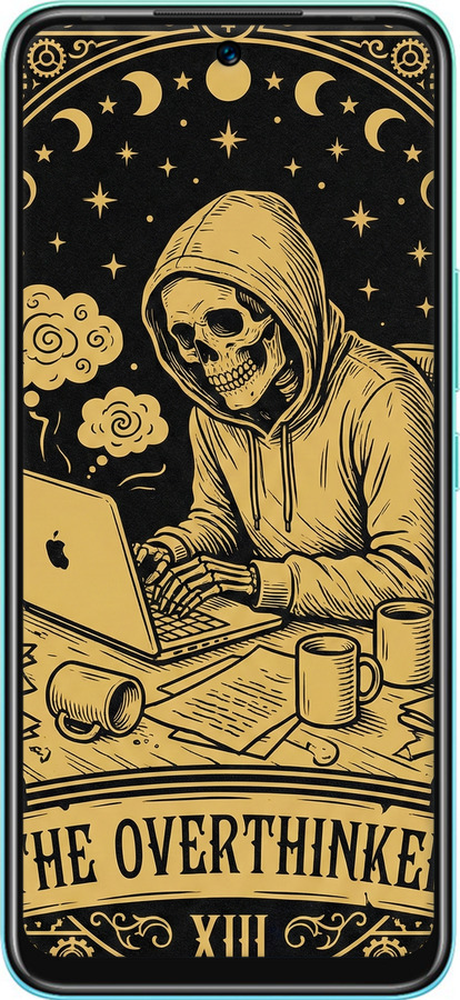 Силиконовый чехол The Overthinker для Infinix Hot 12 Play - 6774u-2759 изображение 