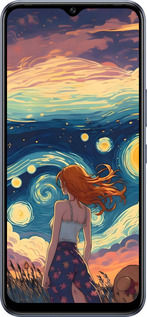 Силіконовий чехол Дівчина Арт для Infinix Hot 12 Pro - 6325u-2868 изображение 