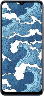 Силіконовий чехол Абстрактний малюнок морських хвиль для Infinix Hot 12 Pro - 6538u-2868 изображение 