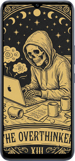 Силиконовый чехол The Overthinker для Infinix Hot 12 Pro - 6774u-2868 изображение 