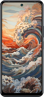 Силіконовий чехол Арт хвилі для Infinix Hot 12 - 6324u-2864 изображение 
