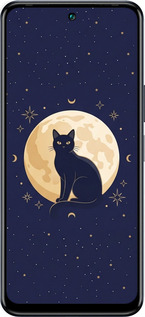 Силіконовий чехол Cute Cat Celestial/Witchy для Infinix Hot 12 - 6787u-2864 изображение 