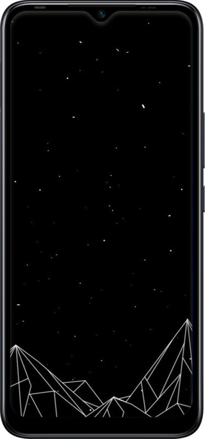 Силиконовый чехол Черно белые абстрактные горы для Infinix Hot 12i - 6437u-2863 изображение 