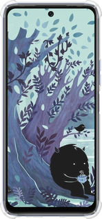Силикон с усиленными углами чехол Арт принт Тихое место чая для Infinix Hot 20 - 6544sp-2966 изображение 