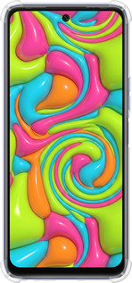 Силіконовий протиударний с посиленими кутами чехол Y2K Jelly Dream для Infinix Hot 20 - 6780sp-2966 изображение 