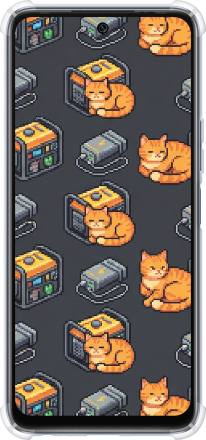 Силикон с усиленными углами чехол Autonomous Zone для Infinix Hot 20 - 6771sp-2966 изображение 