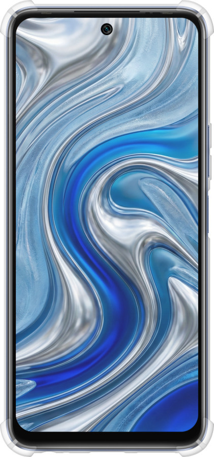 Силіконовий протиударний с посиленими кутами чехол Liquid Chrome для Infinix Hot 20 - 6781sp-2966 изображение 