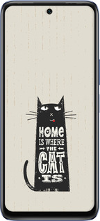 Силиконовый чехол Кот для Infinix Hot 20 - 4671u-2966 изображение 