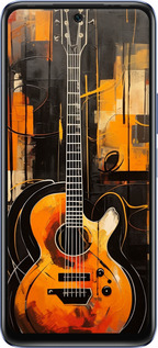 Силиконовый чехол Чехол для телефона Оранжевая Гитара для Infinix Hot 20 - 5934u-2966 изображение 