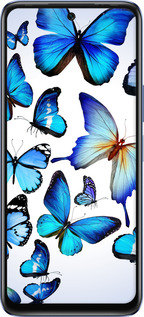 Силіконовий чехол Метелики для Infinix Hot 20 - 6023u-2966 изображение 