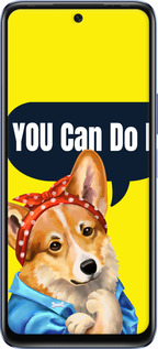 Силиконовый чехол чехол с корги You Can Do It для Infinix Hot 20 - 6184u-2966 изображение 