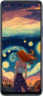 Силиконовый чехол Девушка Арт для Infinix Hot 20 - 6325u-2966 изображение 