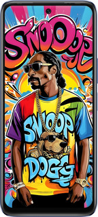 Силиконовый чехол Снуп дог для Infinix Hot 20 - 6348u-2966 изображение 