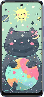 Силіконовий чехол Милый котик для Infinix Hot 20 - 6364u-2966 изображение 