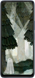 Силиконовый чехол С изображением соснового леса и привидения для Infinix Hot 20 - 6420u-2966 изображение 