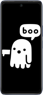 Силиконовый чехол Призрак Неодобрения для Infinix Hot 20 - 6431u-2966 изображение 