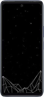 Силіконовий чехол Чорно білі абстрактні гори для Infinix Hot 20 - 6437u-2966 изображение 