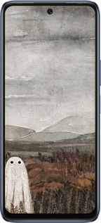 Силиконовый чехол Одинокий призрак на фоне гор для Infinix Hot 20 - 6486u-2966 изображение 