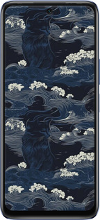 Силиконовый чехол Морская тематика в стиле арт-деко для Infinix Hot 20 - 6520u-2966 изображение 