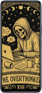 Силиконовый чехол The Overthinker для Infinix Hot 20 - 6774u-2966 изображение 