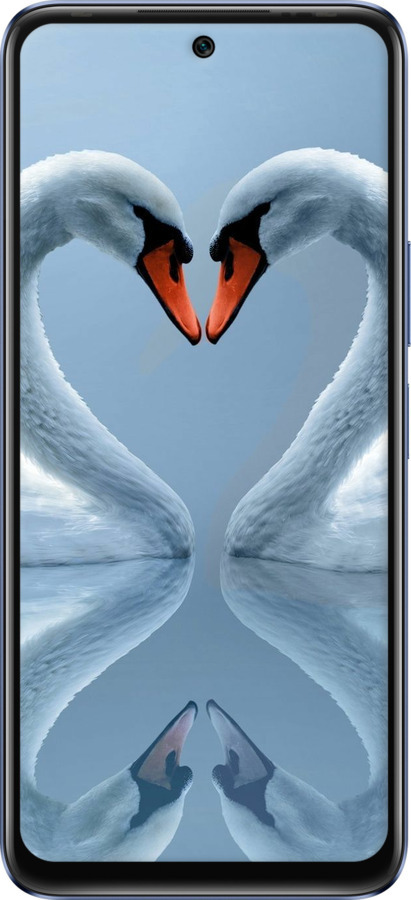 Силіконовий чехол Лебеді для Infinix Hot 20 - 6007u-2966 изображение 