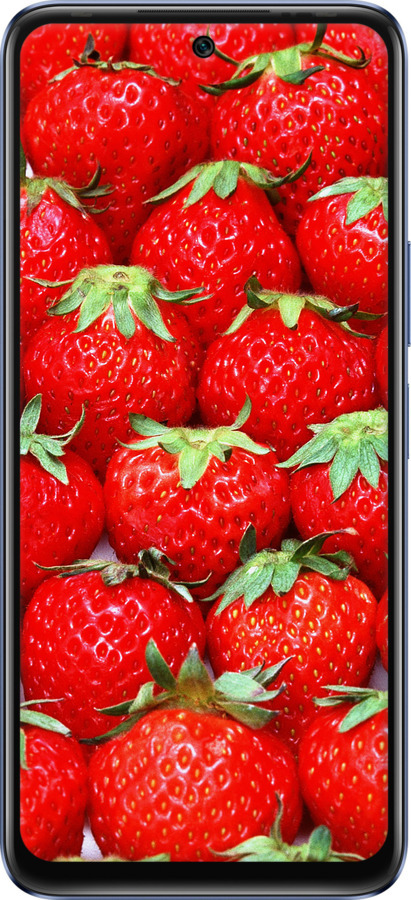 Силіконовий чехол Полуниця для Infinix Hot 20 - 6020u-2966 изображение 