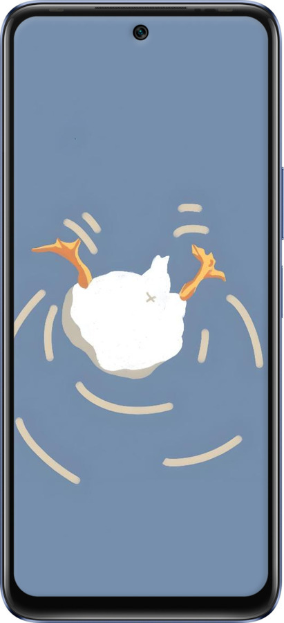 Силиконовый чехол Гусь ныряет для Infinix Hot 20 - 6275u-2966 изображение 