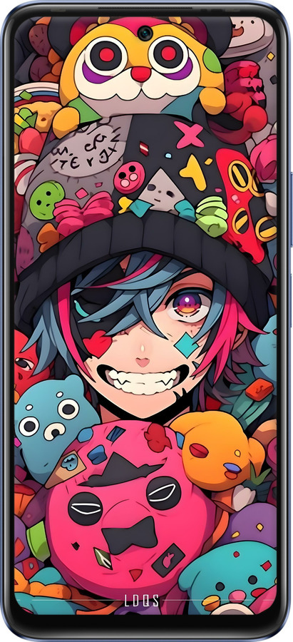 Силіконовий чехол Аніме хлопець для Infinix Hot 20 - 6317u-2966 изображение 