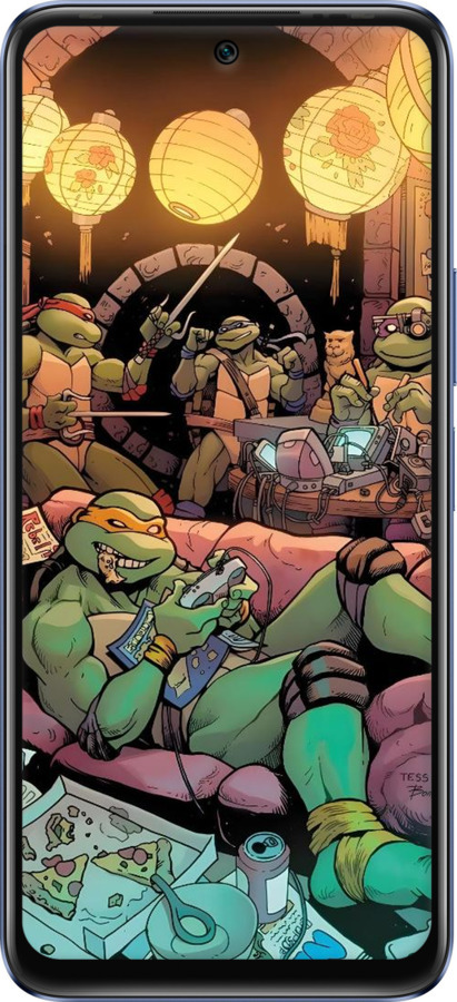 Силиконовый чехол Черепашки нинзя для Infinix Hot 20 - 6346u-2966 изображение 