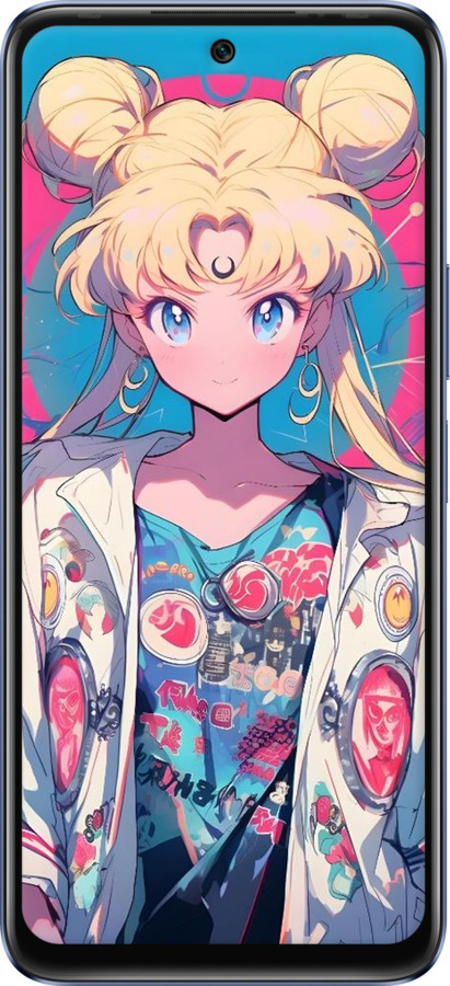 Силіконовий чехол Сейлор Мун 2 для Infinix Hot 20 - 6351u-2966 изображение 