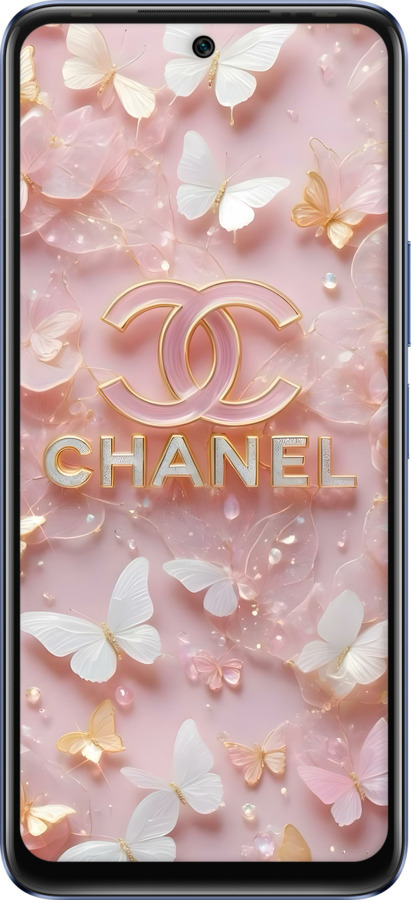 Силиконовый чехол Шанель для Infinix Hot 20 - 6366u-2966 изображение 