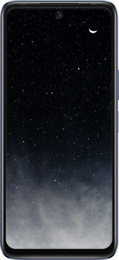 Силіконовий чехол Голубые облака, Голубая луна для Infinix Hot 20 - 6396u-2966 изображение 