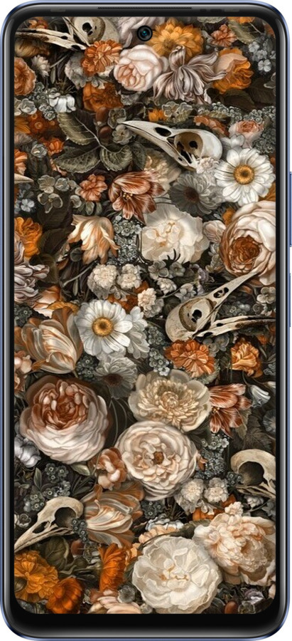 Силиконовый чехол В стиле барокко-мрачный для Infinix Hot 20 - 6404u-2966 изображение 